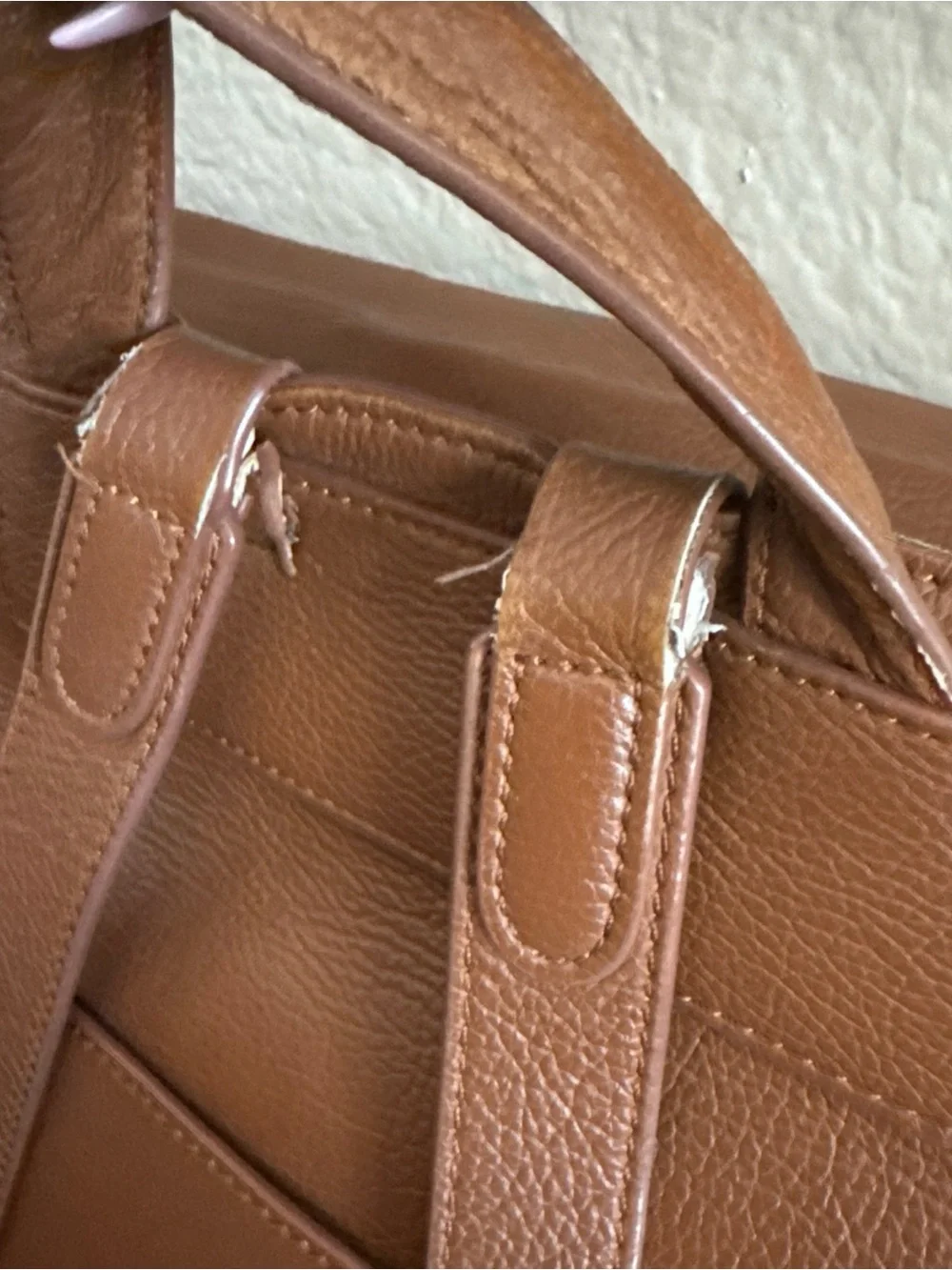 Mina Baie Los Angeles Full Vegan Kinney Sand Backpack Diaper Bag Shoulder Strap